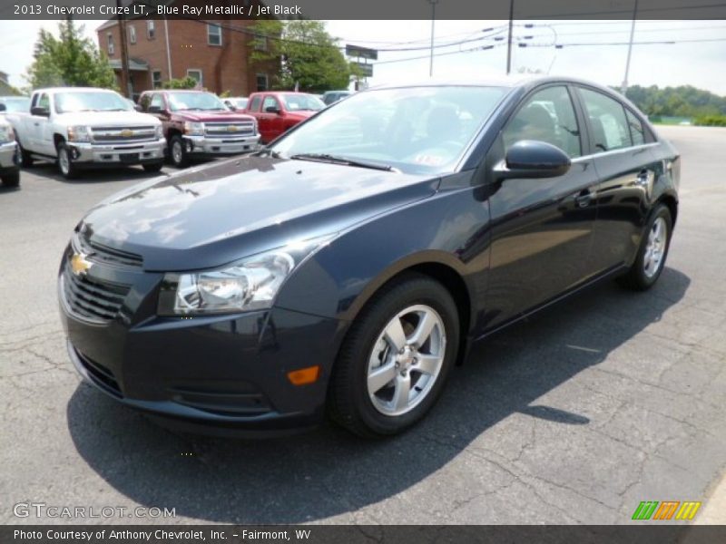 Blue Ray Metallic / Jet Black 2013 Chevrolet Cruze LT