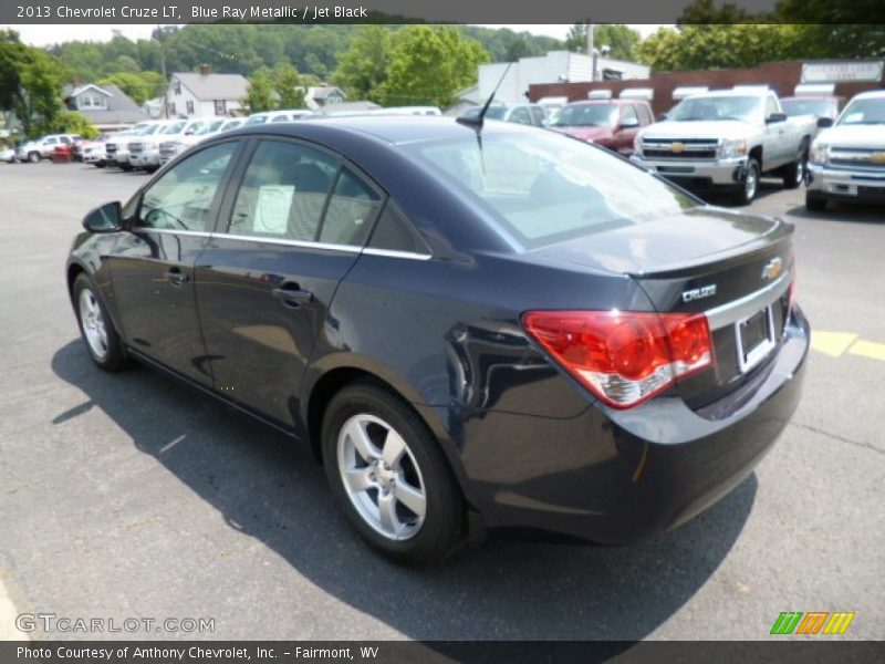 Blue Ray Metallic / Jet Black 2013 Chevrolet Cruze LT
