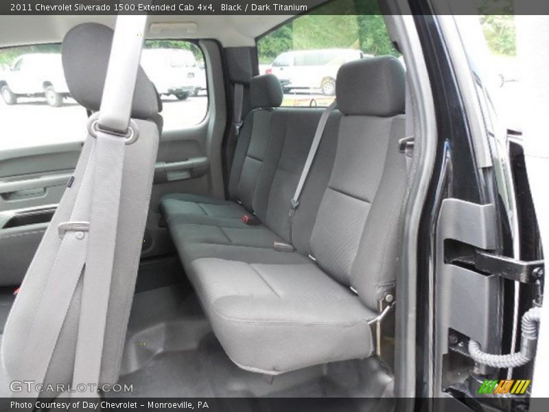 Rear Seat of 2011 Silverado 1500 Extended Cab 4x4