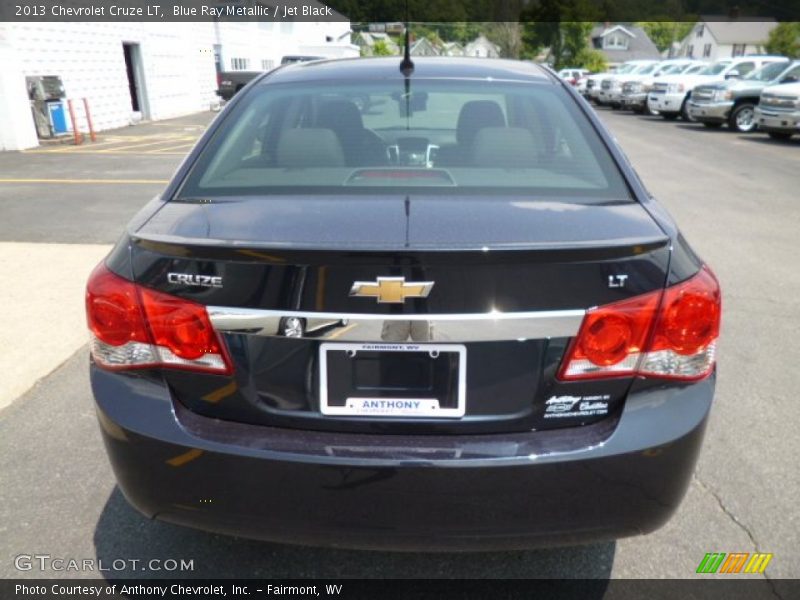 Blue Ray Metallic / Jet Black 2013 Chevrolet Cruze LT