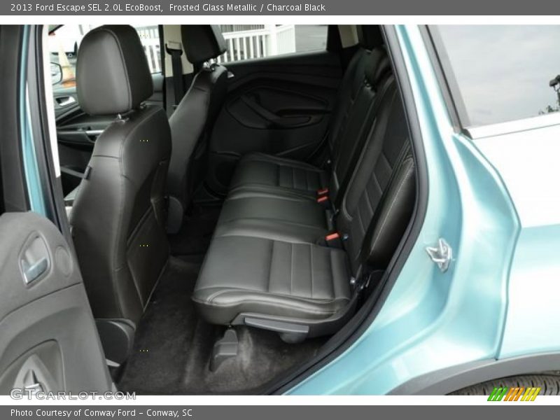 Frosted Glass Metallic / Charcoal Black 2013 Ford Escape SEL 2.0L EcoBoost