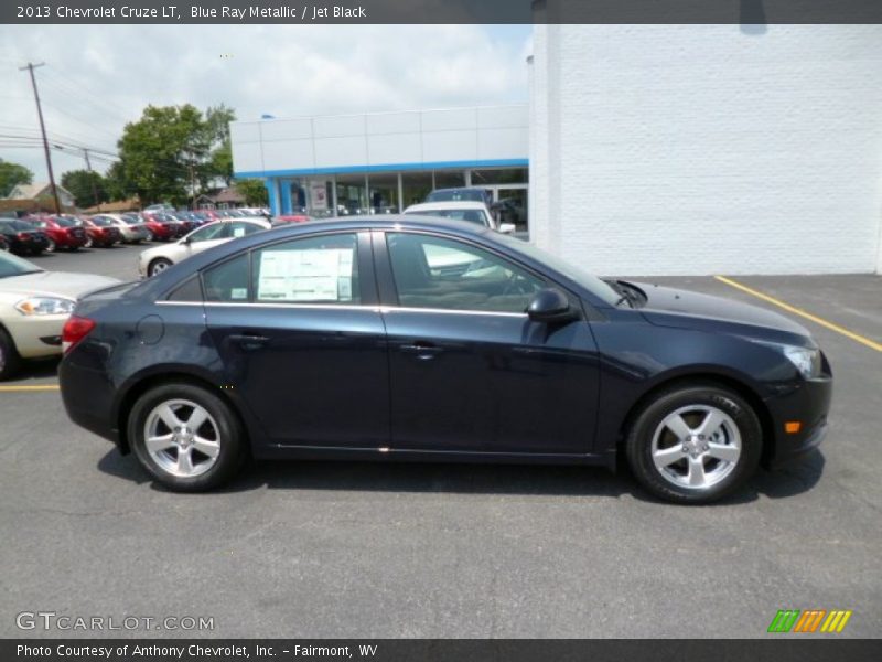 Blue Ray Metallic / Jet Black 2013 Chevrolet Cruze LT