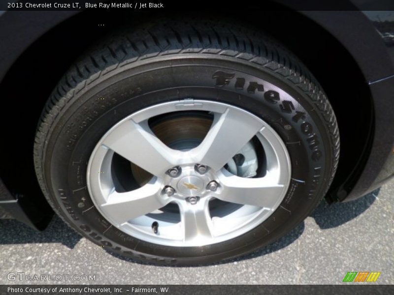 Blue Ray Metallic / Jet Black 2013 Chevrolet Cruze LT