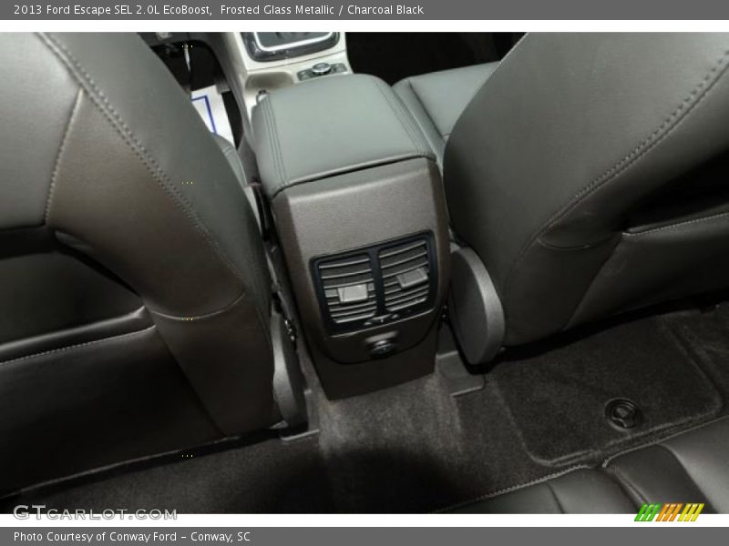 Frosted Glass Metallic / Charcoal Black 2013 Ford Escape SEL 2.0L EcoBoost