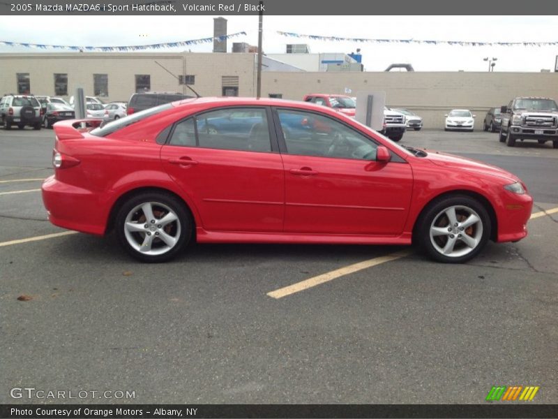 Volcanic Red / Black 2005 Mazda MAZDA6 i Sport Hatchback