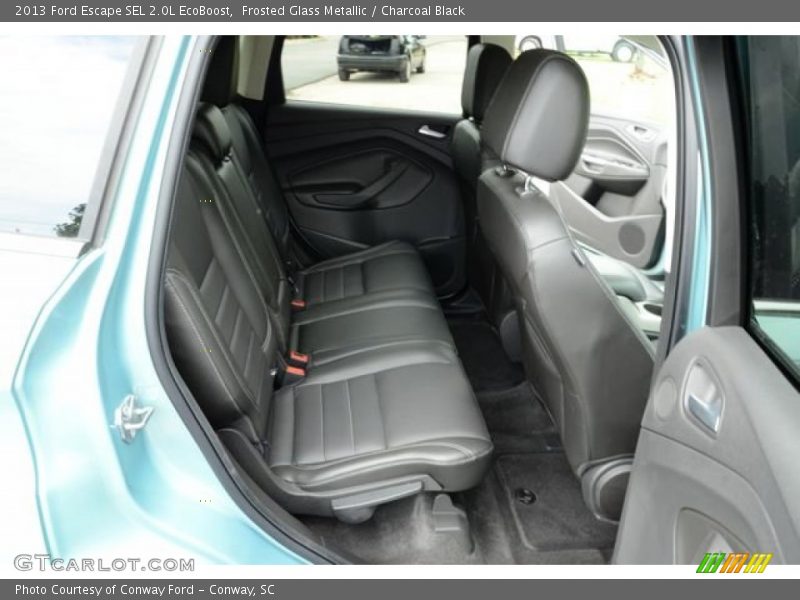 Frosted Glass Metallic / Charcoal Black 2013 Ford Escape SEL 2.0L EcoBoost