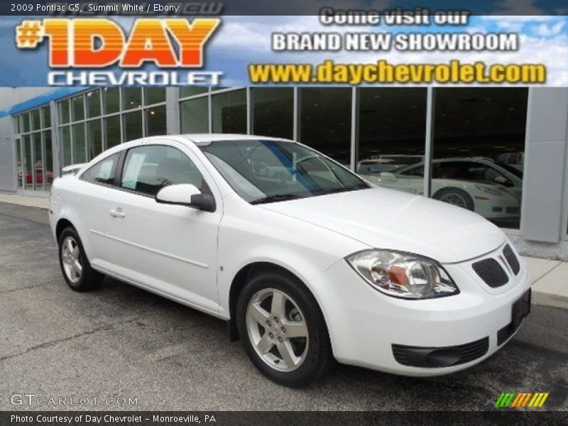 Summit White / Ebony 2009 Pontiac G5