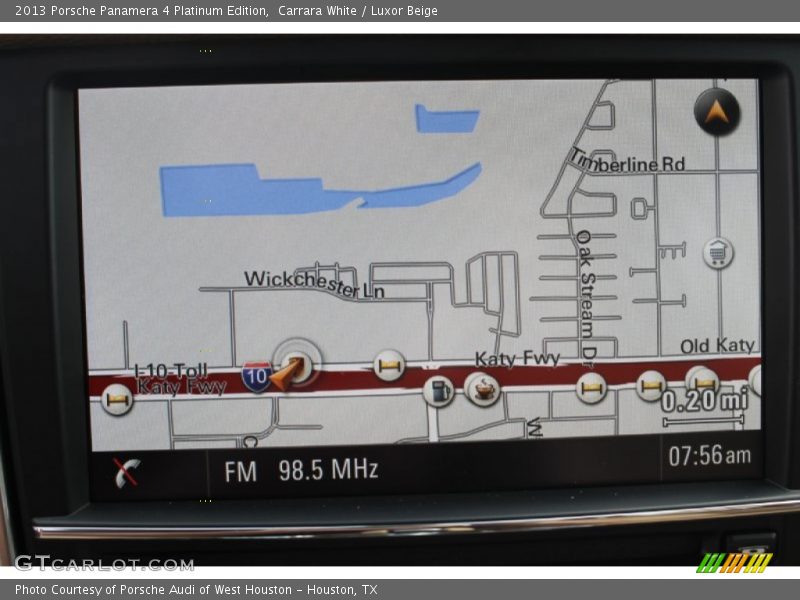 Carrara White / Luxor Beige 2013 Porsche Panamera 4 Platinum Edition