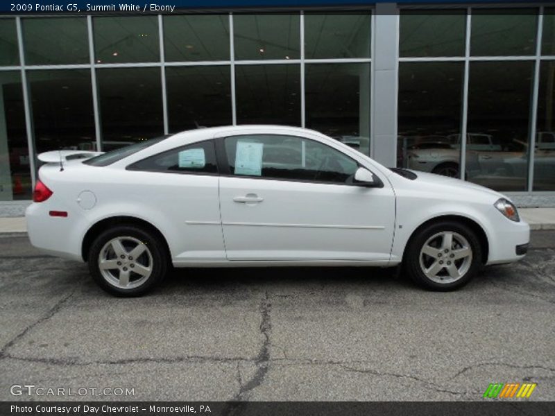 Summit White / Ebony 2009 Pontiac G5
