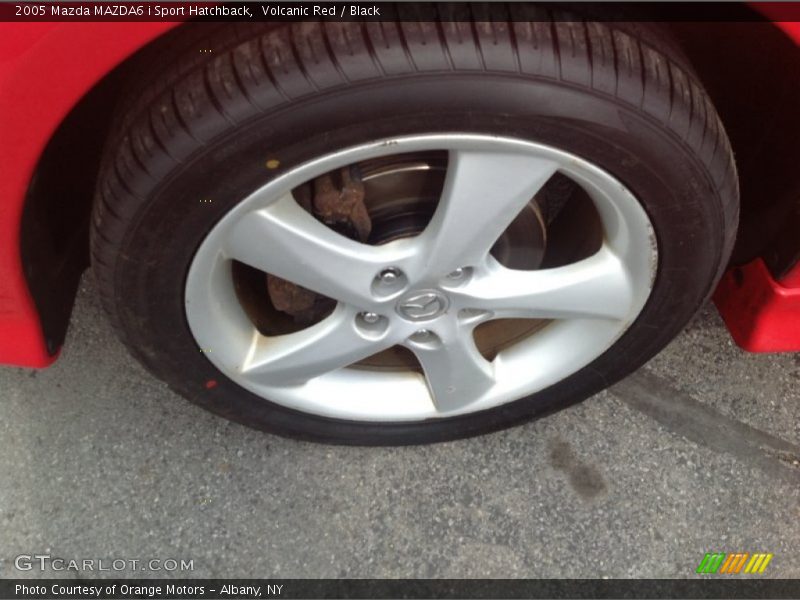 Volcanic Red / Black 2005 Mazda MAZDA6 i Sport Hatchback