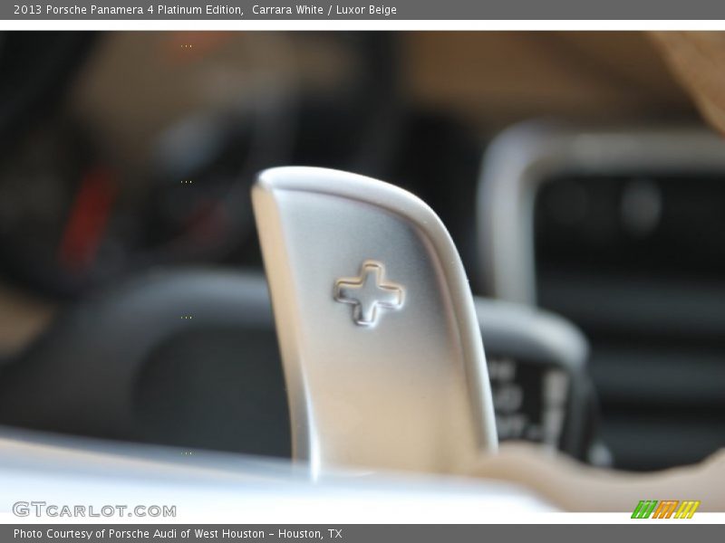 Carrara White / Luxor Beige 2013 Porsche Panamera 4 Platinum Edition