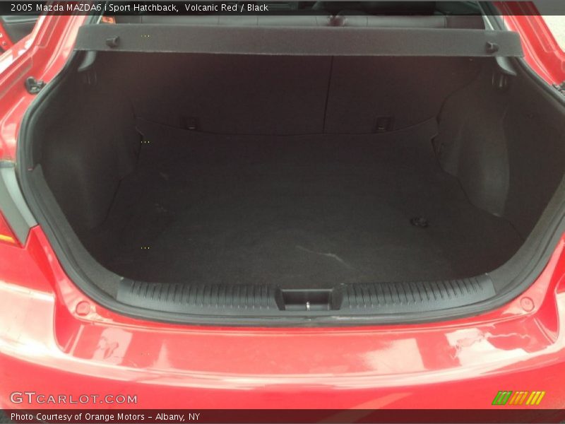 Volcanic Red / Black 2005 Mazda MAZDA6 i Sport Hatchback
