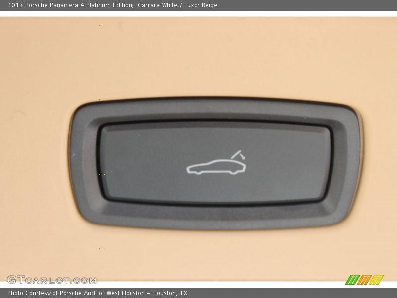 Carrara White / Luxor Beige 2013 Porsche Panamera 4 Platinum Edition