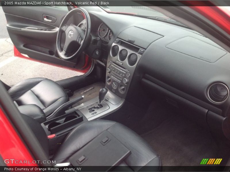 Volcanic Red / Black 2005 Mazda MAZDA6 i Sport Hatchback
