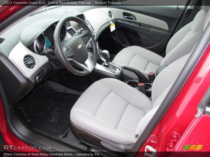 Crystal Red Metallic Tintcoat / Medium Titanium 2013 Chevrolet Cruze ECO
