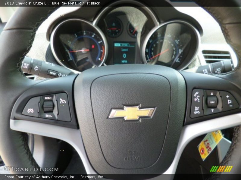 Blue Ray Metallic / Jet Black 2013 Chevrolet Cruze LT