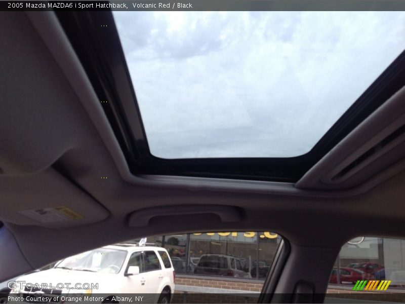 Volcanic Red / Black 2005 Mazda MAZDA6 i Sport Hatchback