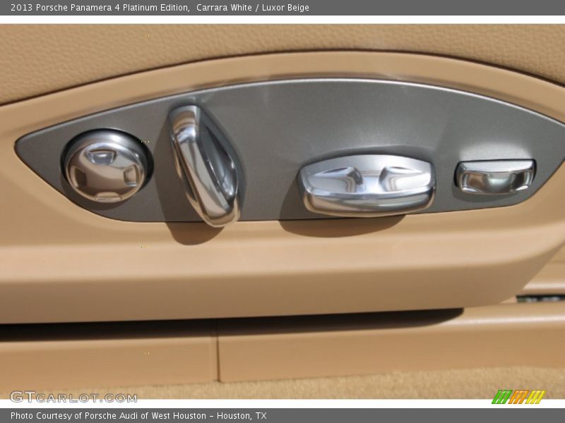 Carrara White / Luxor Beige 2013 Porsche Panamera 4 Platinum Edition