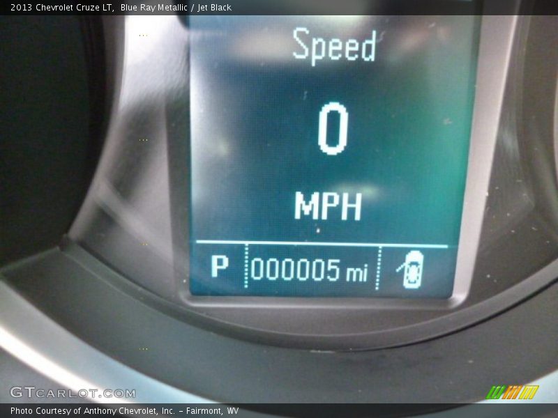 Blue Ray Metallic / Jet Black 2013 Chevrolet Cruze LT