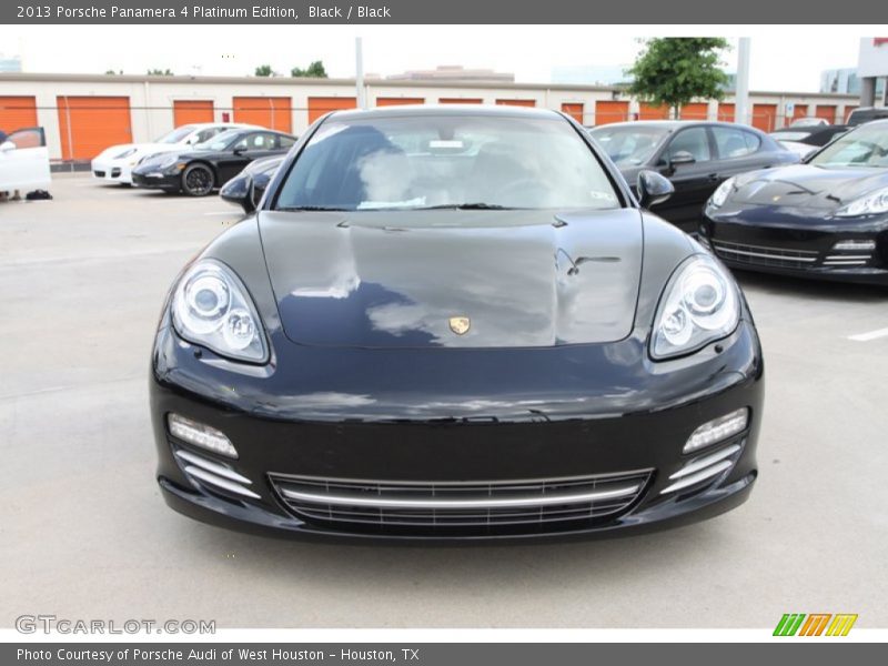Black / Black 2013 Porsche Panamera 4 Platinum Edition