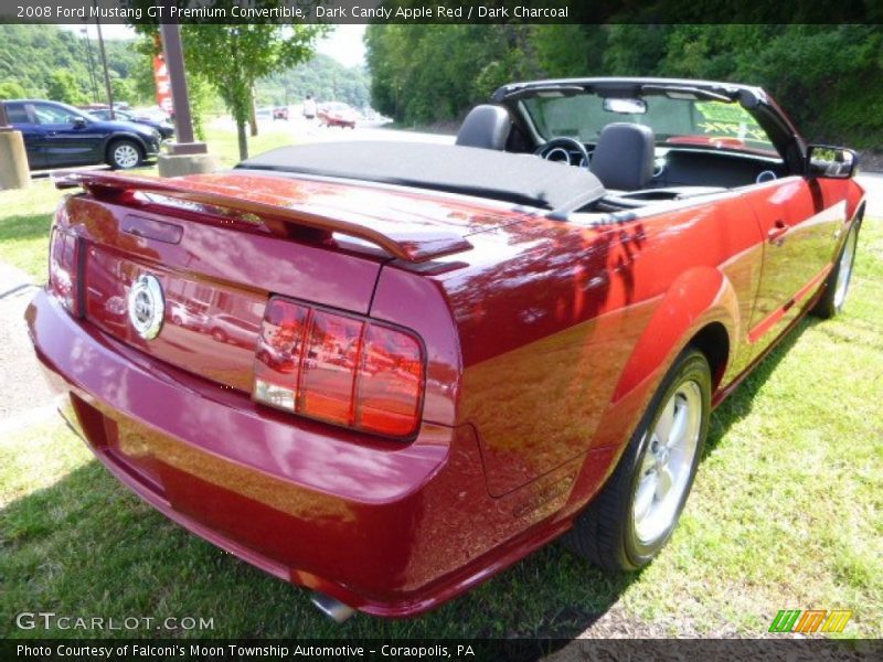 Dark Candy Apple Red / Dark Charcoal 2008 Ford Mustang GT Premium Convertible