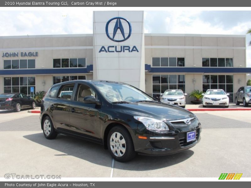 Carbon Gray Mist / Beige 2010 Hyundai Elantra Touring GLS