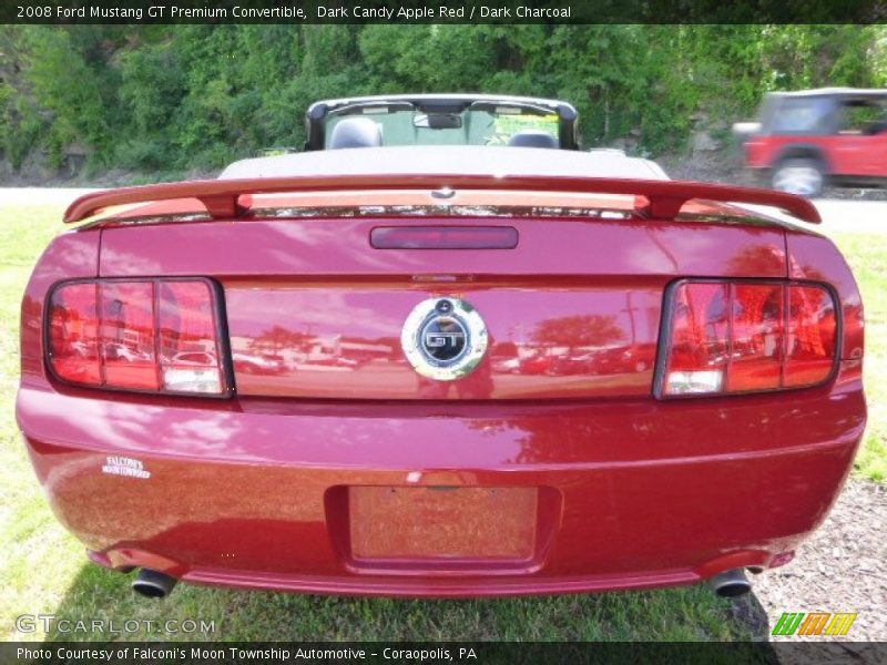 Dark Candy Apple Red / Dark Charcoal 2008 Ford Mustang GT Premium Convertible