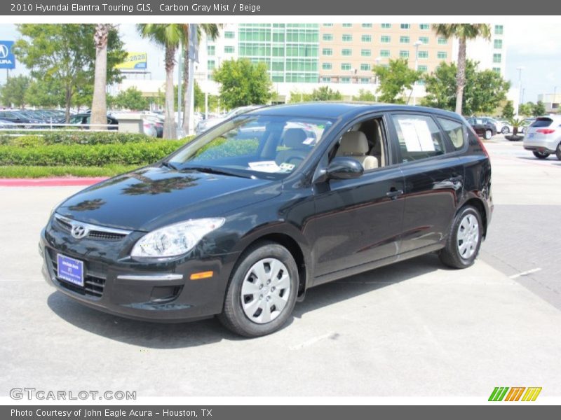 Carbon Gray Mist / Beige 2010 Hyundai Elantra Touring GLS