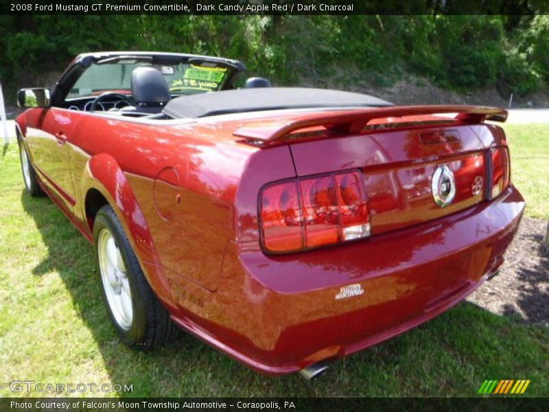 Dark Candy Apple Red / Dark Charcoal 2008 Ford Mustang GT Premium Convertible