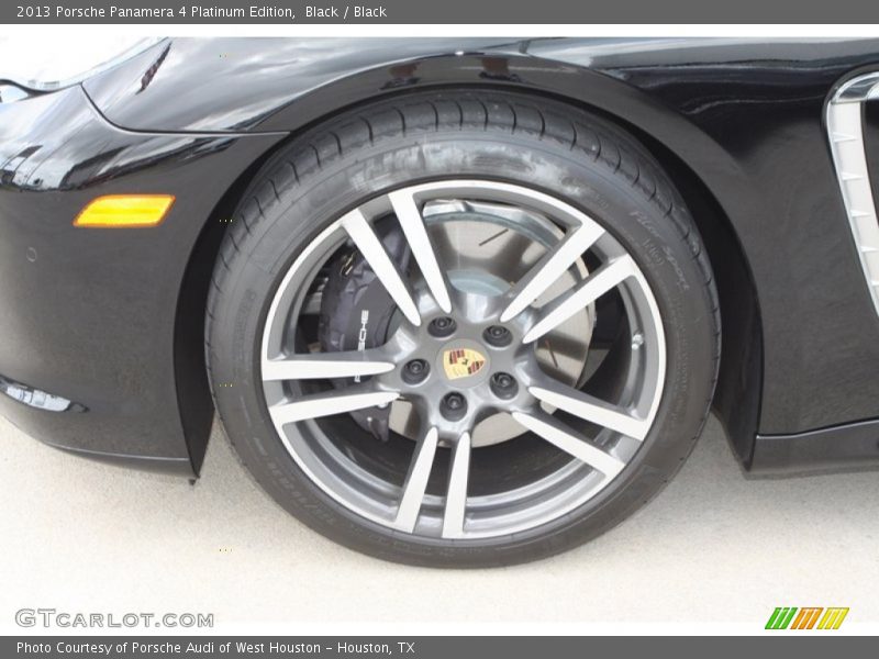 Black / Black 2013 Porsche Panamera 4 Platinum Edition