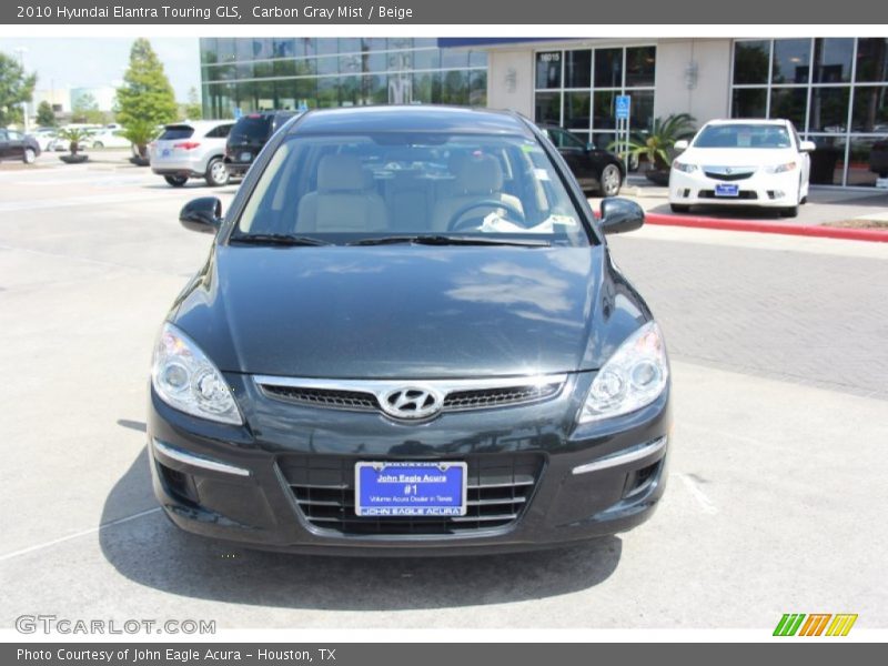 Carbon Gray Mist / Beige 2010 Hyundai Elantra Touring GLS