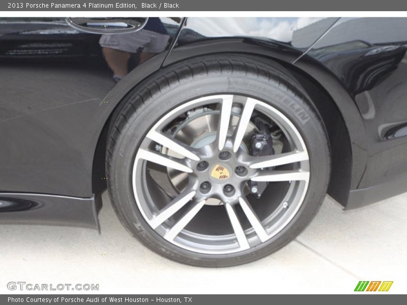 Black / Black 2013 Porsche Panamera 4 Platinum Edition
