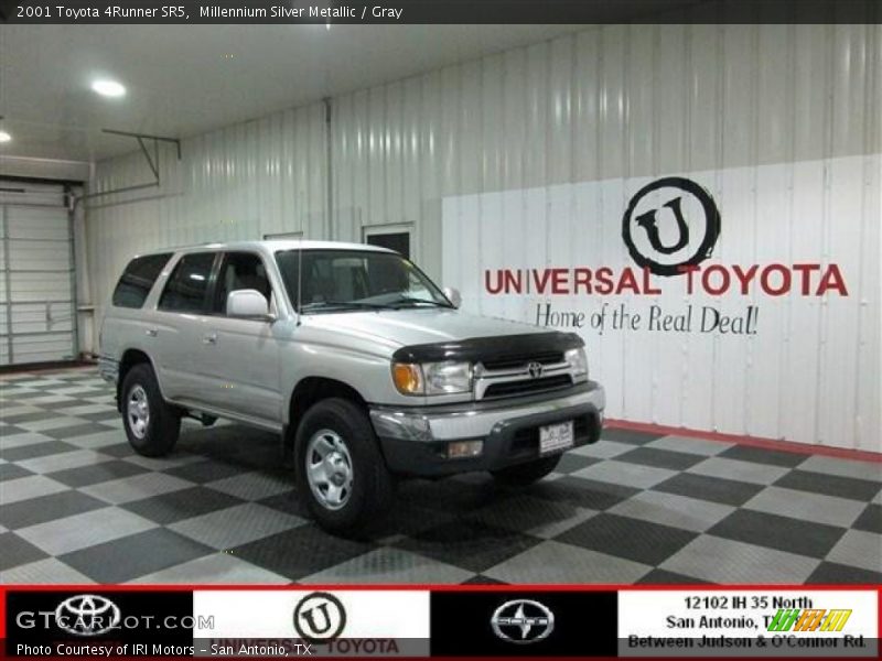 Millennium Silver Metallic / Gray 2001 Toyota 4Runner SR5