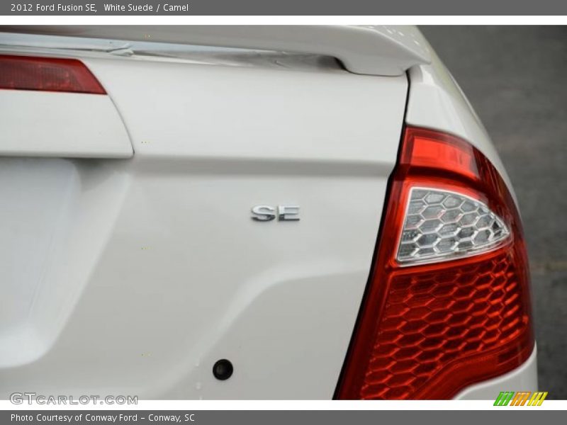 White Suede / Camel 2012 Ford Fusion SE
