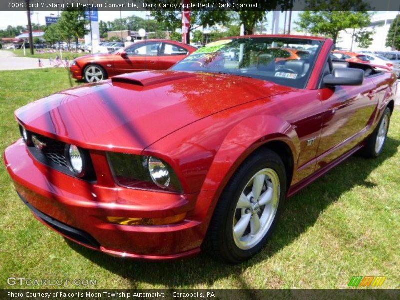 Dark Candy Apple Red / Dark Charcoal 2008 Ford Mustang GT Premium Convertible