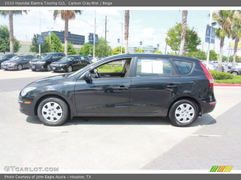Carbon Gray Mist / Beige 2010 Hyundai Elantra Touring GLS