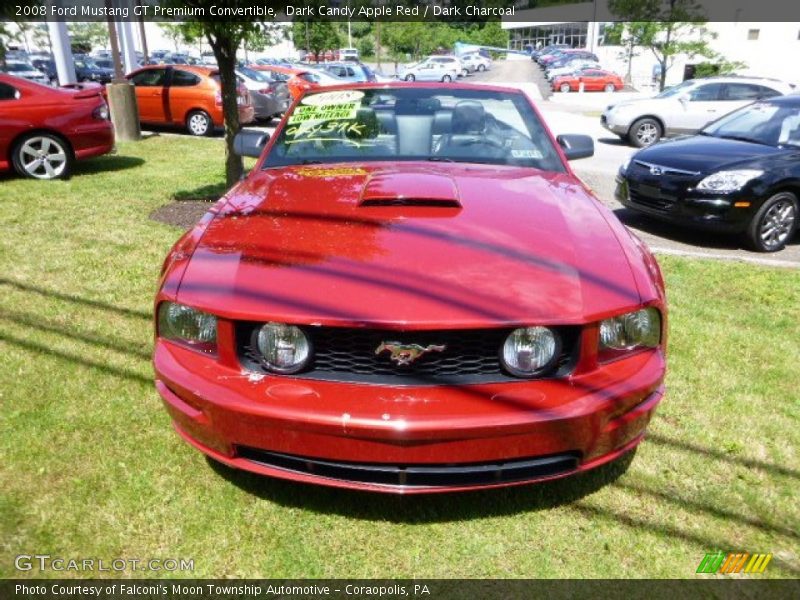 Dark Candy Apple Red / Dark Charcoal 2008 Ford Mustang GT Premium Convertible