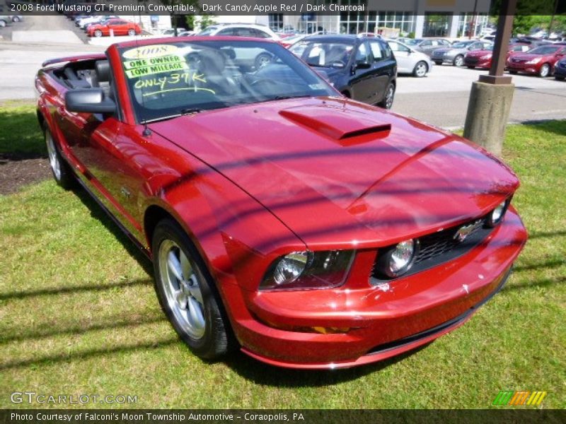 Dark Candy Apple Red / Dark Charcoal 2008 Ford Mustang GT Premium Convertible