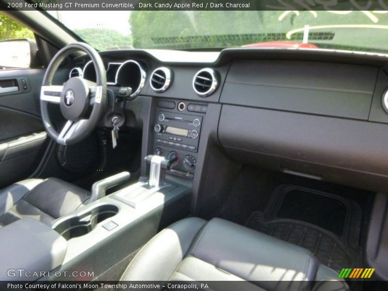 Dark Candy Apple Red / Dark Charcoal 2008 Ford Mustang GT Premium Convertible