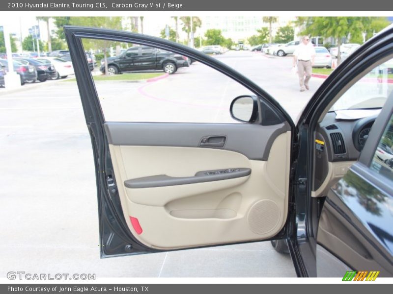 Carbon Gray Mist / Beige 2010 Hyundai Elantra Touring GLS