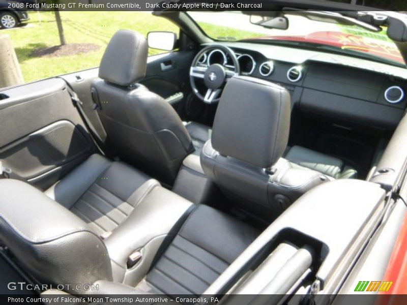 Dark Candy Apple Red / Dark Charcoal 2008 Ford Mustang GT Premium Convertible