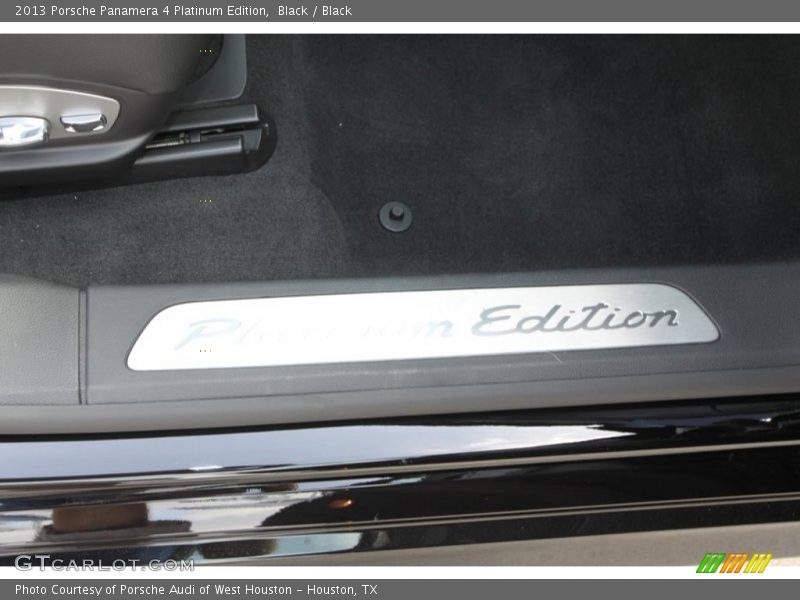 Black / Black 2013 Porsche Panamera 4 Platinum Edition