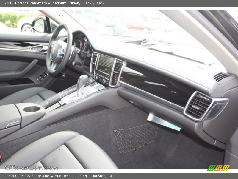 Black / Black 2013 Porsche Panamera 4 Platinum Edition