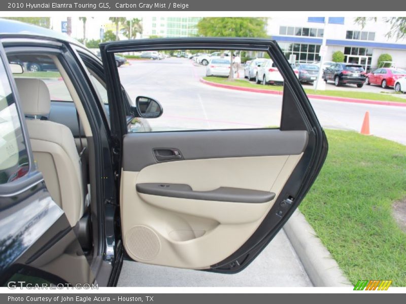 Carbon Gray Mist / Beige 2010 Hyundai Elantra Touring GLS