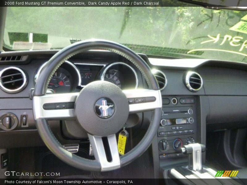 Dark Candy Apple Red / Dark Charcoal 2008 Ford Mustang GT Premium Convertible