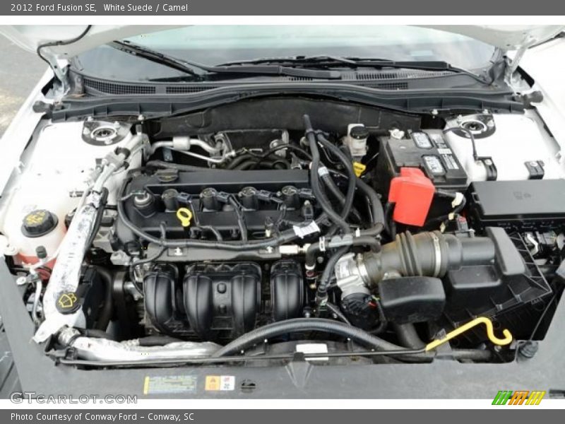 White Suede / Camel 2012 Ford Fusion SE