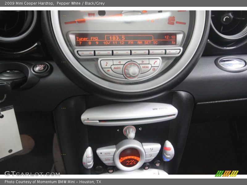Pepper White / Black/Grey 2009 Mini Cooper Hardtop