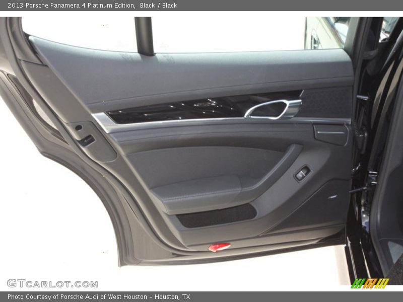 Black / Black 2013 Porsche Panamera 4 Platinum Edition