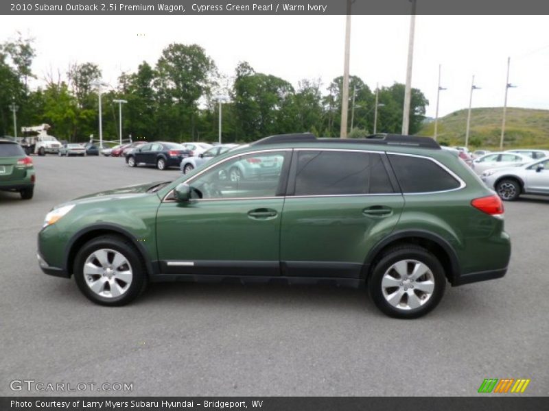  2010 Outback 2.5i Premium Wagon Cypress Green Pearl