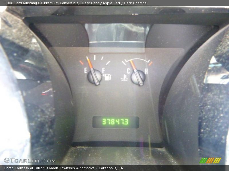 Dark Candy Apple Red / Dark Charcoal 2008 Ford Mustang GT Premium Convertible